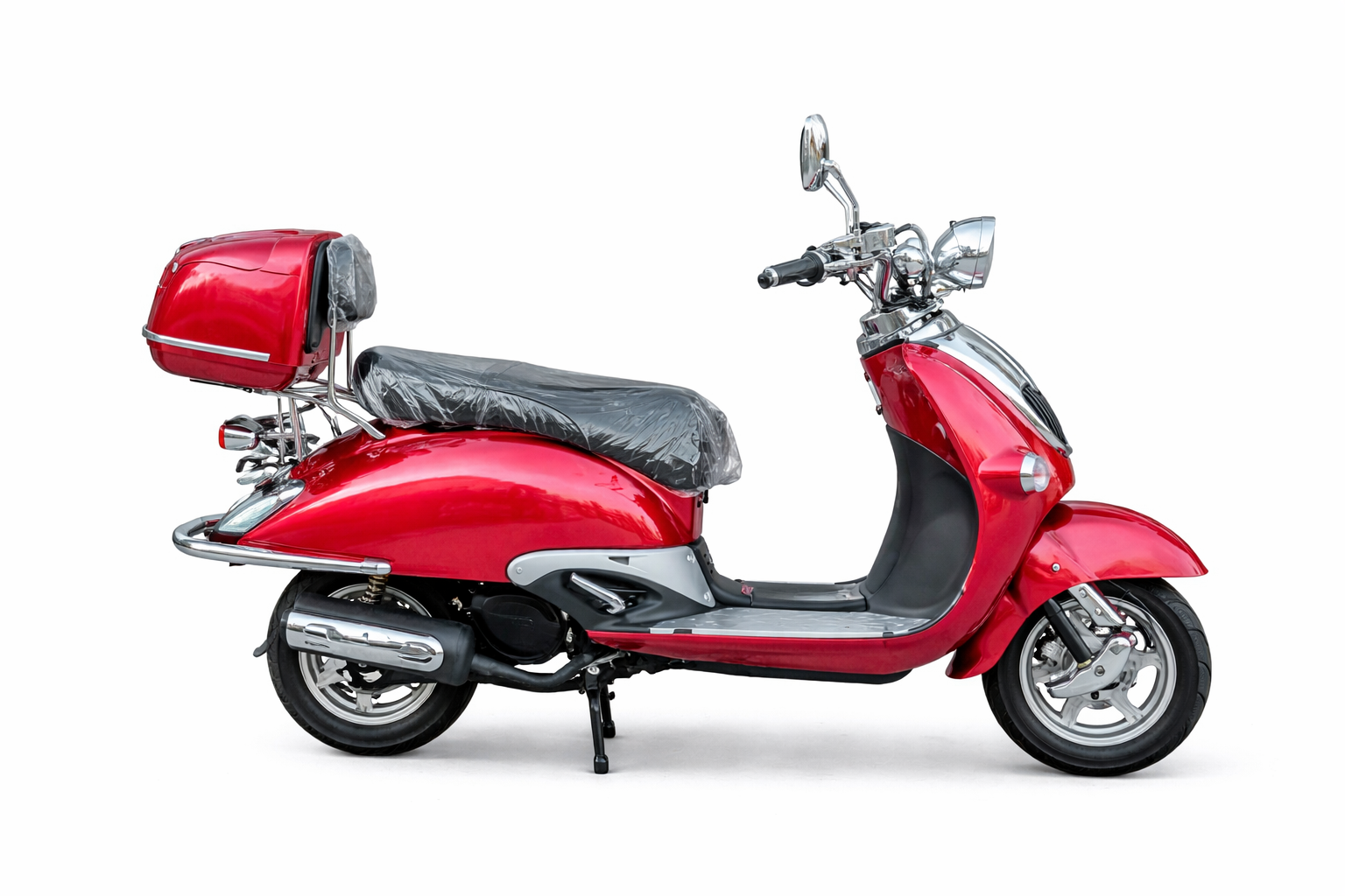 Bartlett 150cc Street Legal Retro Gas Scooter
